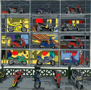Illustration of Bikeworld Shop in Dublin